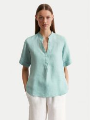 Marc O'Polo Koszula 516 1135 41069 Zielony Regular Fit. Zielone koszule Marc O'Polo, bez wzorów, ze lnu, bez kołnierzyka, bez ramiączek. Za 339.99 zł.