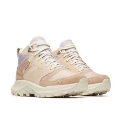 Buty turystyczne damskie Merrell Tempo Sol Mid Wp. Brązowe trekkingi Merrell, bez wzorów, bez zapięcia, trekkingowe. Za 409.99 zł.