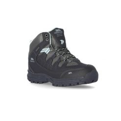 Trespass Mitzi - damskie buty trekkingowe Iron. Niebieskie trekkingi Trespass, bez wzorów, bez zapięcia, trekkingowe. Za 296.40 zł.