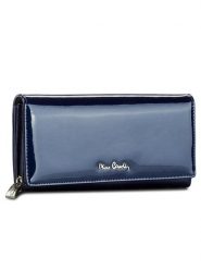Pierre Cardin Portfel 05 LINE 106 Granatowy. Niebieskie portfele Pierre Cardin, bez wzorów, z lakierowanej skóry. Za 179.99 zł.