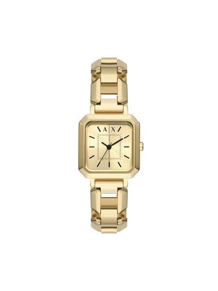 Armani Exchange Zegarek Leila AX5721 Złoty. Żółte, analogowe zegarki Armani Exchange, złote. Za 529.99 zł.