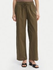 ONLY Spodnie materiałowe Tizana 15319090 Zielony Regular Fit. Zielone spodnie materiałowe ONLY, bez wzorów, z bawełny. Za 149.99 zł.