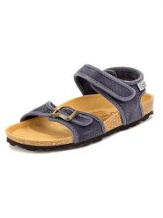 Natural world Sandały w kolorze granatowym rozmiar: 30. Niebieskie sandały Natural World, bez wzorów, klasyczne, z otwartym noskiem, bez obcasa, bez zapięcia. Za 121.99 zł.