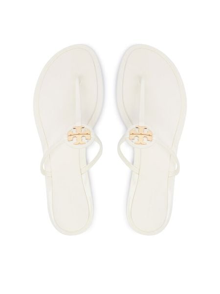 Tory Burch Japonki Mini Miller Jelly 166808 Biały. Białe japonki Tory Burch, bez wzorów, z syntetyku. Za 729.99 zł.