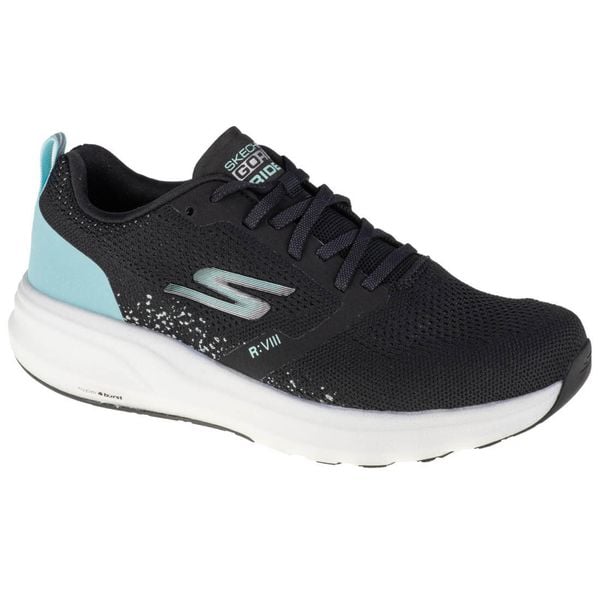 Buty do biegania damskie, Skechers Go Run Ride 8 Hyper. Czarne buty do biegania Skechers, bez wzorów, bez zapięcia, do biegania, skechers sport. Za 259.99 zł.