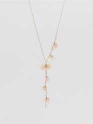 Naszyjnik z zawieszkami - brzoskwiniowy. Pomarańczowe naszyjniki Reserved. Za 59.99 zł.