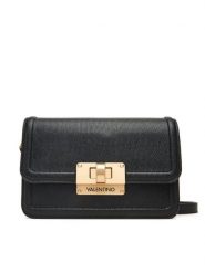 Valentino Torebka Floren VBS9A909LUC Czarny. Czarne listonoszki Valentino, bez wzorów, ze skóry, bez dodatków. Za 499.99 zł.