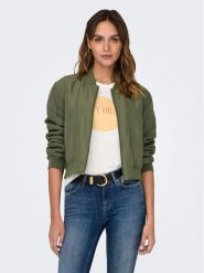 ONLY Kurtka bomber Alma 15315820 Zielony Regular Fit. Zielone kurtki ONLY, xl, bez wzorów, z syntetyku, bez kaptura. Za 119.99 zł.