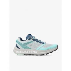 Buty trailowe damskie Scarpa Spin Planet. Białe buty do biegania Scarpa, bez wzorów, bez zapięcia, do biegania. Za 465.99 zł.
