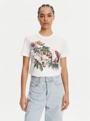 Just Cavalli T-Shirt 78PAHA01 Biały Regular Fit. Białe t-shirty Just Cavalli, xl, bez wzorów, z bawełny, bez kołnierzyka, bez ramiączek. Za 609.99 zł.