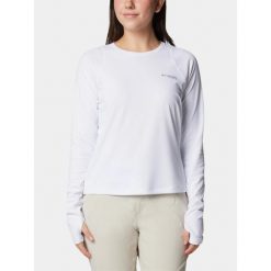 Koszulka sportowa damska Columbia Summit Valley. Białe t-shirty sportowe Columbia, l, bez wzorów, bez ramiączek. Za 269.00 zł.
