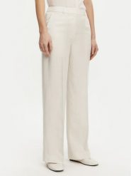 Calvin Klein Spodnie palazzo K20K208381 Beżowy Wide Leg. Brązowe spodnie materiałowe Calvin Klein, bez wzorów, z lyocellu. Za 379.99 zł.