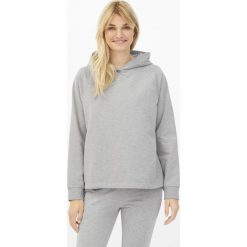 Szara Bawełniana bluza JUVIA. Szare bluzy z kapturem Juvia, xs, bez wzorów, z bawełny, z kapturem. W wyprzedaży za 570.00 zł.