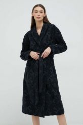 Tommy Hilfiger szlafrok bawełniany kolor granatowy. Niebieskie szlafroki damskie Tommy Hilfiger, s, bez wzorów, z bawełny, bez ramiączek. W wyprzedaży za 519.99 zł.