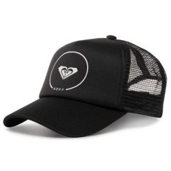 Czapka z daszkiem Roxy. Czarne czapki z daszkiem Roxy, bez wzorów. Za 119.99 zł.