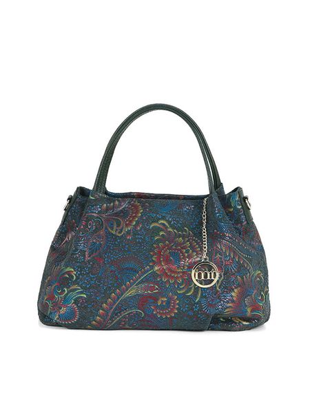 Mia Tomazzi Skórzana torebka "Gonfalone" w kolorze zielonym - 24 x 21 x 13 cm rozmiar: onesize. Zielone torebki klasyczne Mia Tomazzi, bez wzorów, z materiału, przez ramię, bez dodatków. Za 217.99 zł.