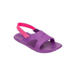 Sandały basenowe NATASLAP JR. Fioletowe sandały NABAIJI, w kolorowe wzory. Za 17.99 zł.
