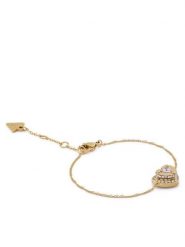 Guess Bransoletka JUBB05 550JW Złoty. Żółte bransoletki Guess, metalowe. Za 219.99 zł.