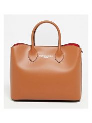 Victor & Hugo Paris Skórzana torebka "Nisa" w kolorze karmelowym - 31 x 25 x 14 cm rozmiar: onesize. Brązowe torebki klasyczne Victor & Hugo Paris, bez wzorów, z materiału, przez ramię, bez dodatków. Za 367.95 zł.