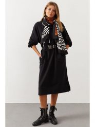 Milan Kiss Sukienka w kolorze czarnym rozmiar: L. Czarne sukienki Milan Kiss, l, bez wzorów, bez kołnierzyka, bez ramiączek, maxi. Za 166.49 zł.
