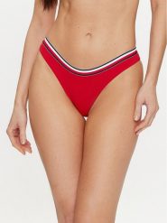 Tommy Hilfiger Dół od bikini UW0UW05293 Czerwony. Czerwone bikini Tommy Hilfiger, bez wzorów, z syntetyku. Za 129.99 zł.