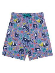 Frugi Szorty "Lemur" w kolorze niebiesko-żółtym rozmiar: 122/128. Niebieskie szorty Frugi, bez wzorów, z bawełny. Za 88.23 zł.