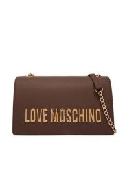 LOVE MOSCHINO Torebka JC4192PP1PKD0300 Brązowy. Brązowe torebki klasyczne Love Moschino, bez wzorów, ze skóry, bez dodatków. Za 949.99 zł.