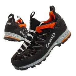 Buty trekkingowe damskie Aku Tengu Low Gore-tex. Czarne trekkingi Aku, bez wzorów, z gore-texu, bez zapięcia, trekkingowe, gore-tex. Za 741.20 zł.