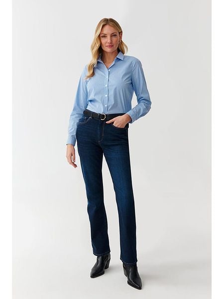 TATUUM Bluzka w kolorze błękitno-białym rozmiar: 44. Niebieskie bluzki Tatuum, bez wzorów, bez kołnierzyka, bez ramiączek. Za 104.89 zł.