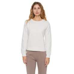 Bluza zimowa Leone 1947 Never Without Damen z Rundhalsausschnitt. Białe bluzy LEONE 1947 APPAREL, na zimę, bez wzorów, z bawełny, bez kaptura, na fitness i siłownię. W wyprzedaży za 147.35 zł.