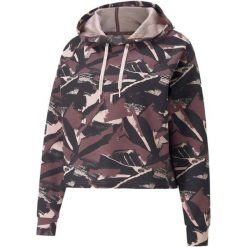 Bluza z kapturem Puma Modern Sports Aop Hoodie, Kobiety. Czarne bluzy Puma, xs, bez wzorów, z kapturem, na fitness i siłownię. Za 99.00 zł.