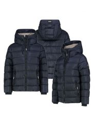 Sublevel Kurtka pikowana w kolorze granatowym rozmiar: L. Niebieskie kurtki Sublevel, l, bez wzorów, bez kaptura. Za 222.94 zł.