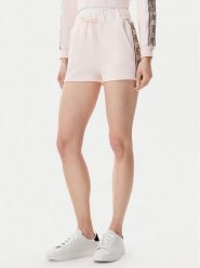 Guess Szorty 147817 Różowy Short Fit. Czerwone szorty sportowe Guess, z aplikacjami, z bawełny. Za 229.99 zł.