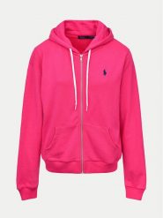 Polo Ralph Lauren Bluza 211935584014 Różowy Regular Fit. Czerwone bluzy Polo Ralph Lauren, s, bez wzorów, z bawełny, bez ramiączek, bez kaptura. Za 559.99 zł.