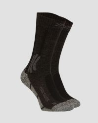 Skarpety X-SOCKS TREK SILVER 4.0. Czarne skarpetki X-Socks, bez wzorów, z wełny. Za 80.00 zł.