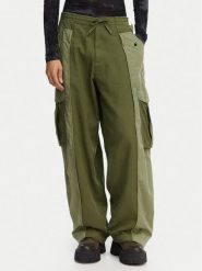 G-Star Raw Spodnie cargo D29010-E519 Zielony ciemny Straight Fit. Zielone spodnie materiałowe G-Star Raw, bez wzorów, z bawełny, retro. Za 699.99 zł.