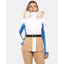 Damska kurtka narciarska Kilpi CARRIE-W. Białe kurtki narciarskie Kilpi, na zimę, bez wzorów, bez kaptura, narciarskie. Za 1,041.73 zł.