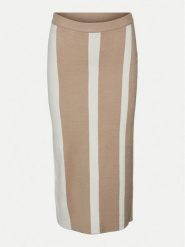 Vero Moda Spódnica ołówkowa Gold New Art 10311360 Beżowy Slim Fit. Brązowe spódnice Vero Moda, xs, bez wzorów, z wiskozy, ołówkowe. Za 79.99 zł.
