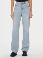 Patrizia Pepe Jeansy 8P0487/D070-CA05 Niebieski Wide Fit. Niebieskie jeansy Patrizia Pepe, bez wzorów, z bawełny. Za 569.99 zł.