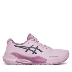 Buty do tenisa Asics. Fioletowe buty treningowe ASICS, bez wzorów, bez zapięcia, tenisowe. Za 449.99 zł.