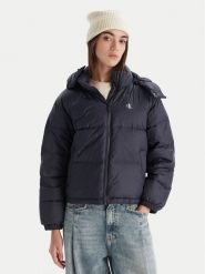 Calvin Klein Jeans Kurtka puchowa Essential LV047D501G Granatowy Relaxed Fit. Niebieskie kurtki Calvin Klein Jeans, m, bez wzorów, z jeansu, bez kaptura. Za 839.99 zł.