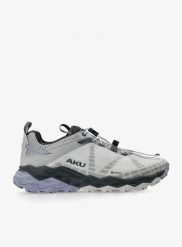 Buty turystyczne damskie AKU Flyrock GTX. Szare trekkingi Aku, bez wzorów, z gore-texu, bez zapięcia, trekkingowe, gore-tex. Za 890.99 zł.