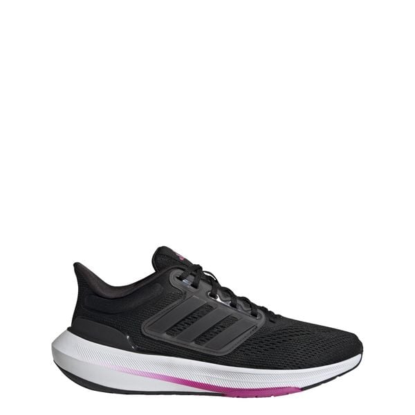 Buty Ultrabounce. Czarne buty do biegania adidas, bez wzorów, z materiału, bez zapięcia, do biegania. Za 342.00 zł.