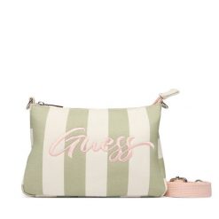 Torebka Guess. Zielone listonoszki Guess, z aplikacjami, bez dodatków. Za 179.99 zł.