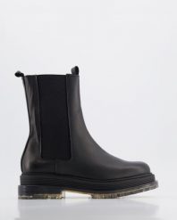 CZARNE BOTKI DAMSKIE 25053 VIT NERO. Czarne botki Venezia, bez wzorów, ze skóry, bez obcasa, bez zapięcia. Za 249.00 zł.