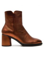ECCO Botki Sculpted Lx 55 22261361017 Brązowy. Brązowe botki ECCO, bez wzorów, ze skóry, bez obcasa, na słupku, bez zapięcia. Za 629.99 zł.