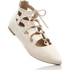 Baleriny bonprix piaskowy. Brązowe baleriny bonprix. Za 32.99 zł.
