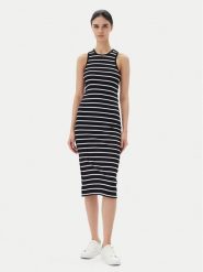 ONLY Sukienka codzienna Belfast 15323632 Czarny Regular Fit. Czarne sukienki ONLY, na co dzień, l, bez wzorów, z bawełny, bez kołnierzyka, bez ramiączek, proste. Za 99.99 zł.