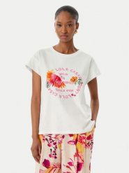 LOLA CASADEMUNT T-Shirt LS2615010 Biały Regular Fit. Białe t-shirty LOLA CASADEMUNT, m, bez wzorów, z bawełny, bez kołnierzyka, bez ramiączek. Za 294.99 zł.