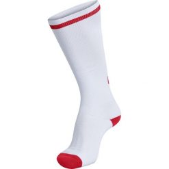 Skarpety sportowe dla dorosłych Hummel Elite Indoor Sock High. Białe skarpetki Hummel, bez wzorów, do piłki ręcznej. Za 80.00 zł.
